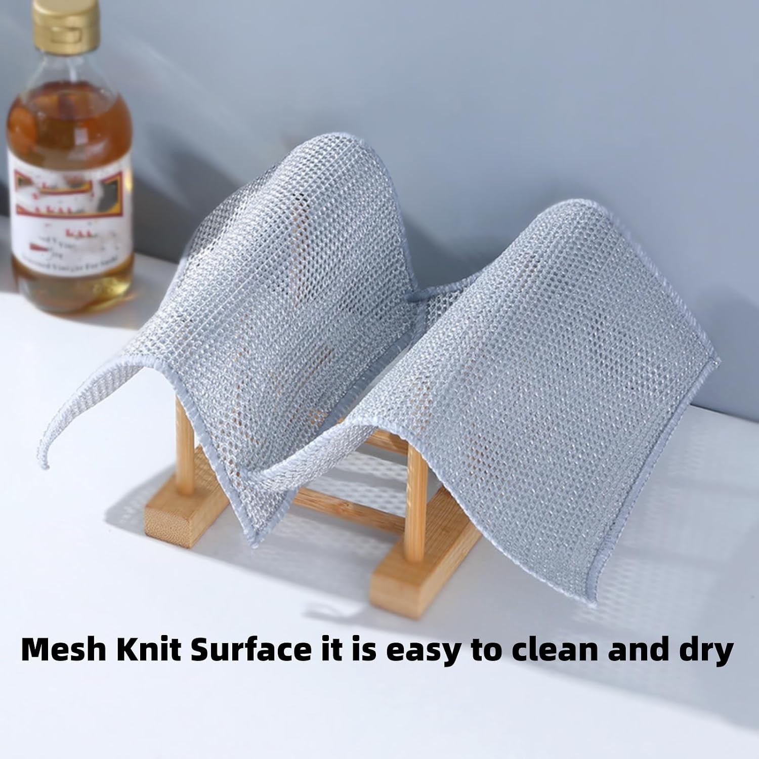 Wire Cleaning Cloths 6-Pack Non-Scratch Miracle Silver Microfiber Kitchen Scrub
