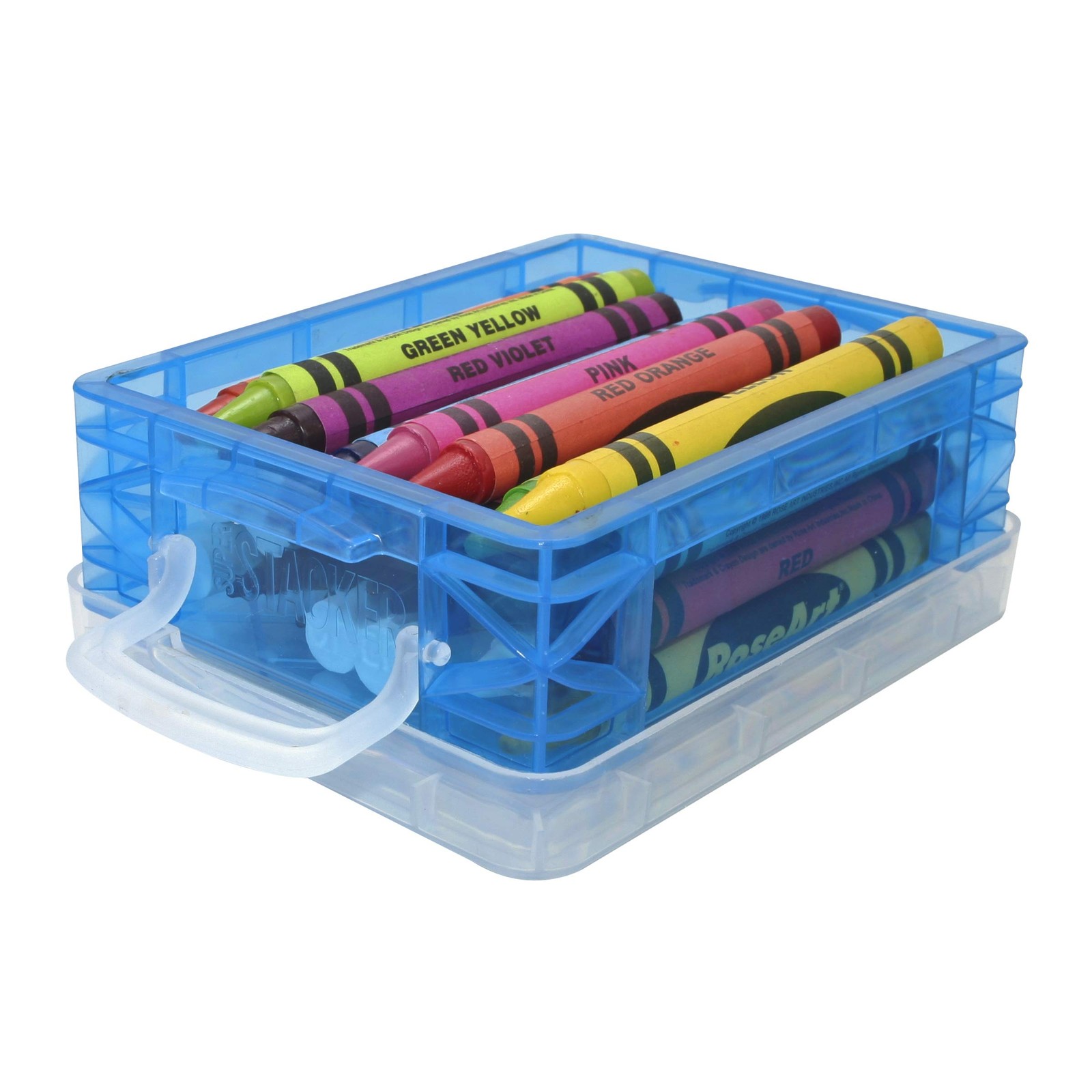 Super Stacker Plastic Crayon 1 Count (Pack of 1), Assorted Color May Vary