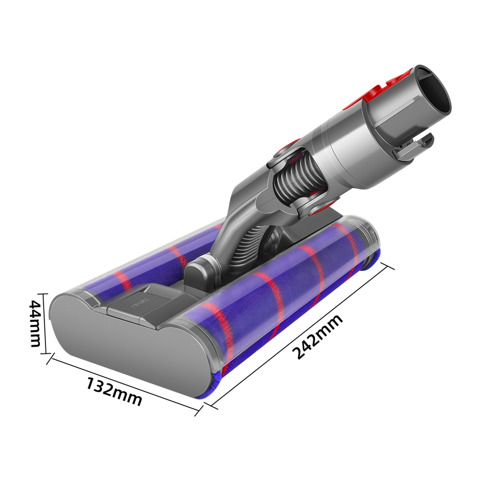 Soft Roller Brush Head for Dyson V7 V8 V10 V11 V15 Vacuum Cleaner with LED Light