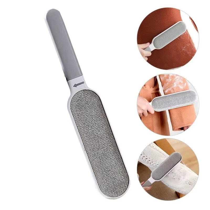 Reusable Double-Sided Lint Brush – Electrostatic Pet Hair Remover for Easy