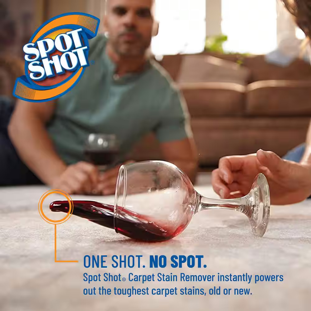 Lot of 6: Spot Shot Instant Carpet Stain Remover Aerosol, 21 oz. Cans