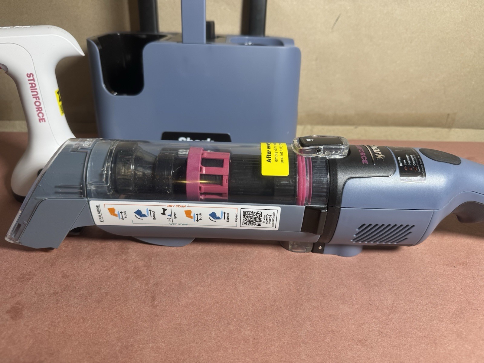 Shark StainForce Cordless Portable Spot Stain & Odor Remover