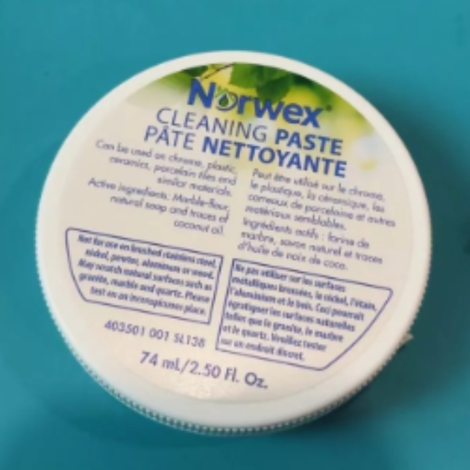 Cleaning Paste Norwex Stain Removal, Cleans Dirt & Polish 74ml 2.50 fl.oz