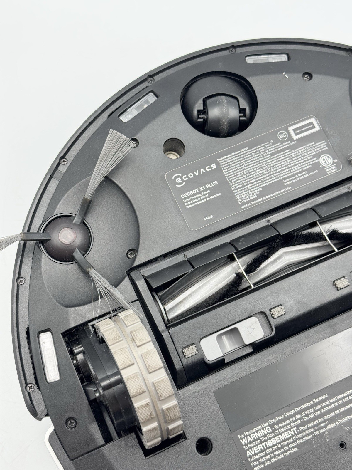 Ecovacs Deebot X1 Plus Robot Vacuum And Mop Combo With Self Emptying Station