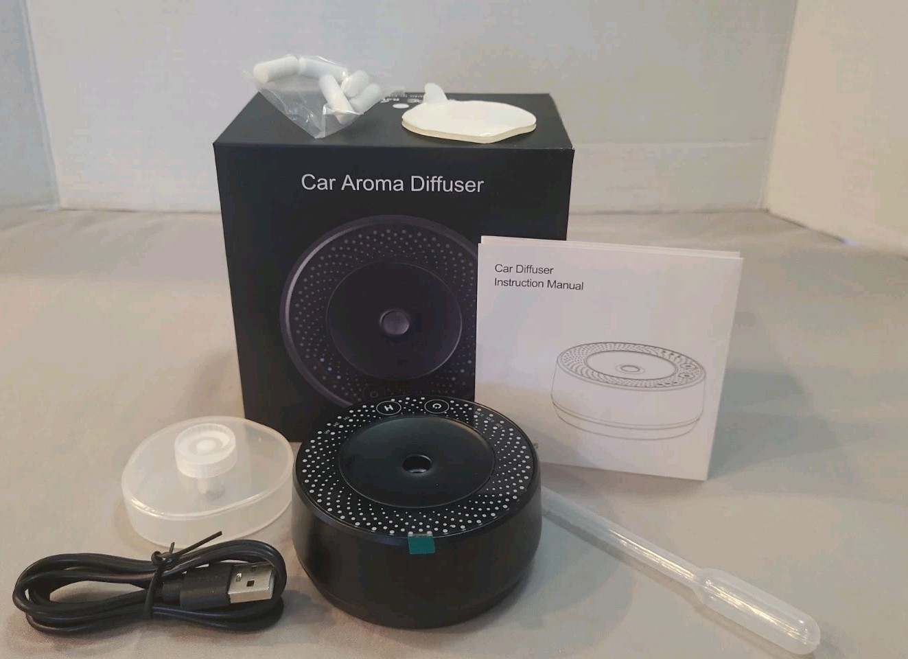 Portable Car Aroma Diffuser Rechargeable Cordless Aroma Device