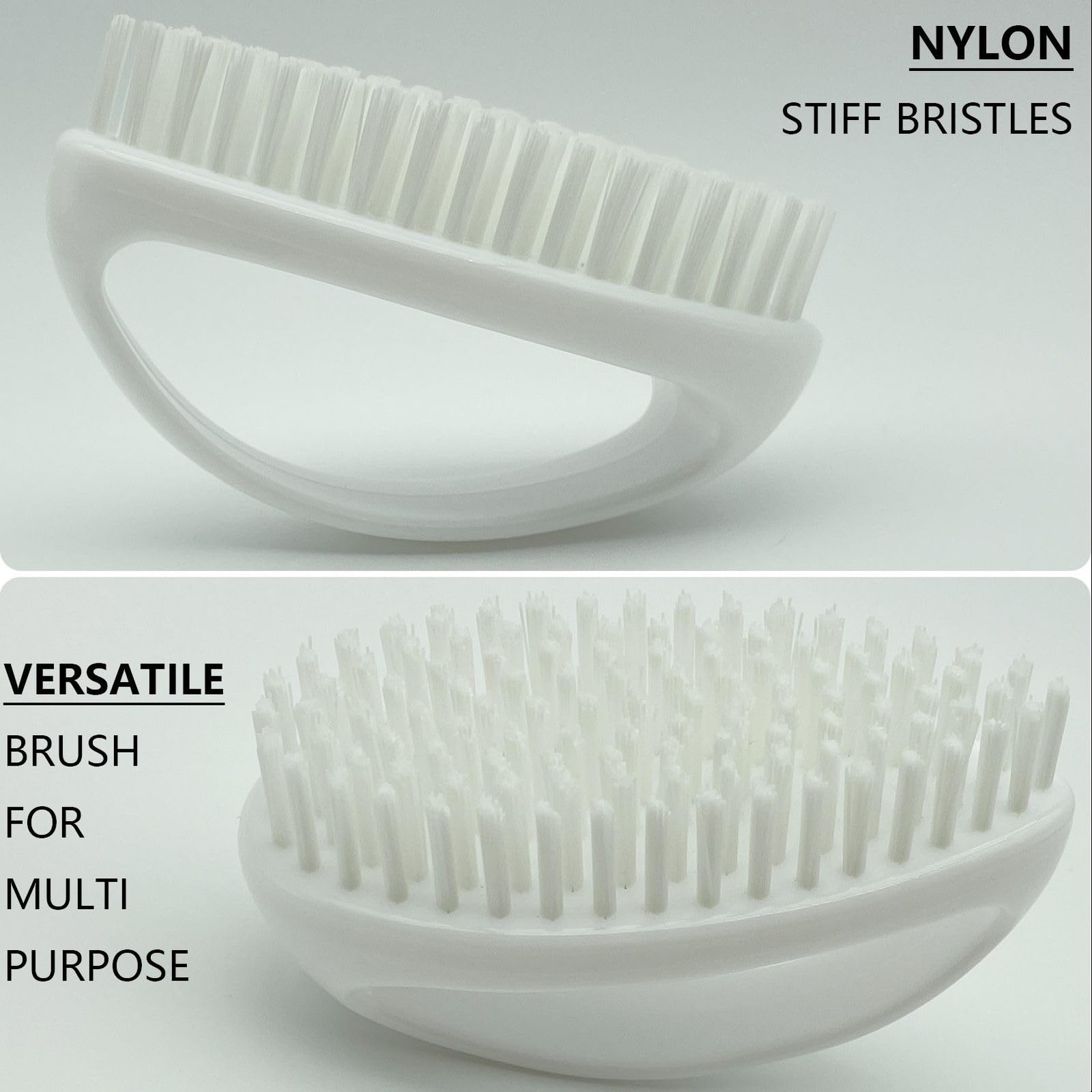 Scrub Brush for Cleaning Scrubbing Heavy Duty Stiff Nylon Bristles Cleaning B…