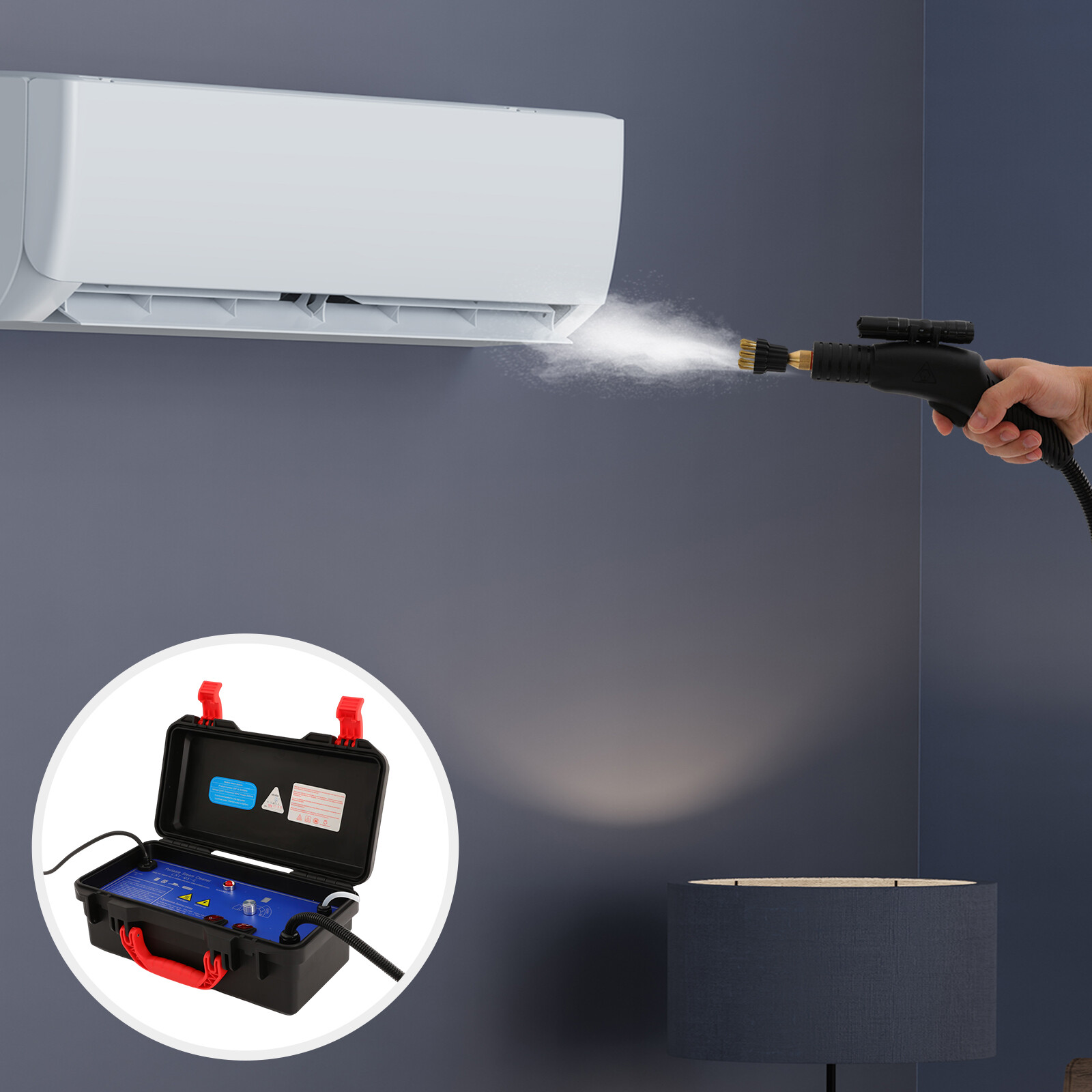 Vehicle Car Detailing Steam Cleaner High Pressure Dirt Removal Cleaning Machine