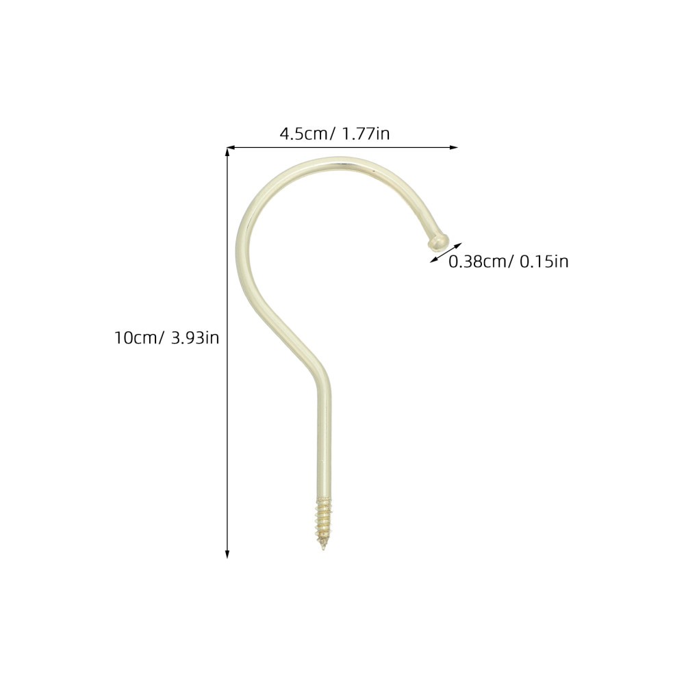 Professional Iron Hanger Hooks for Mannequins Heavy Duty Metal Screw Hooks