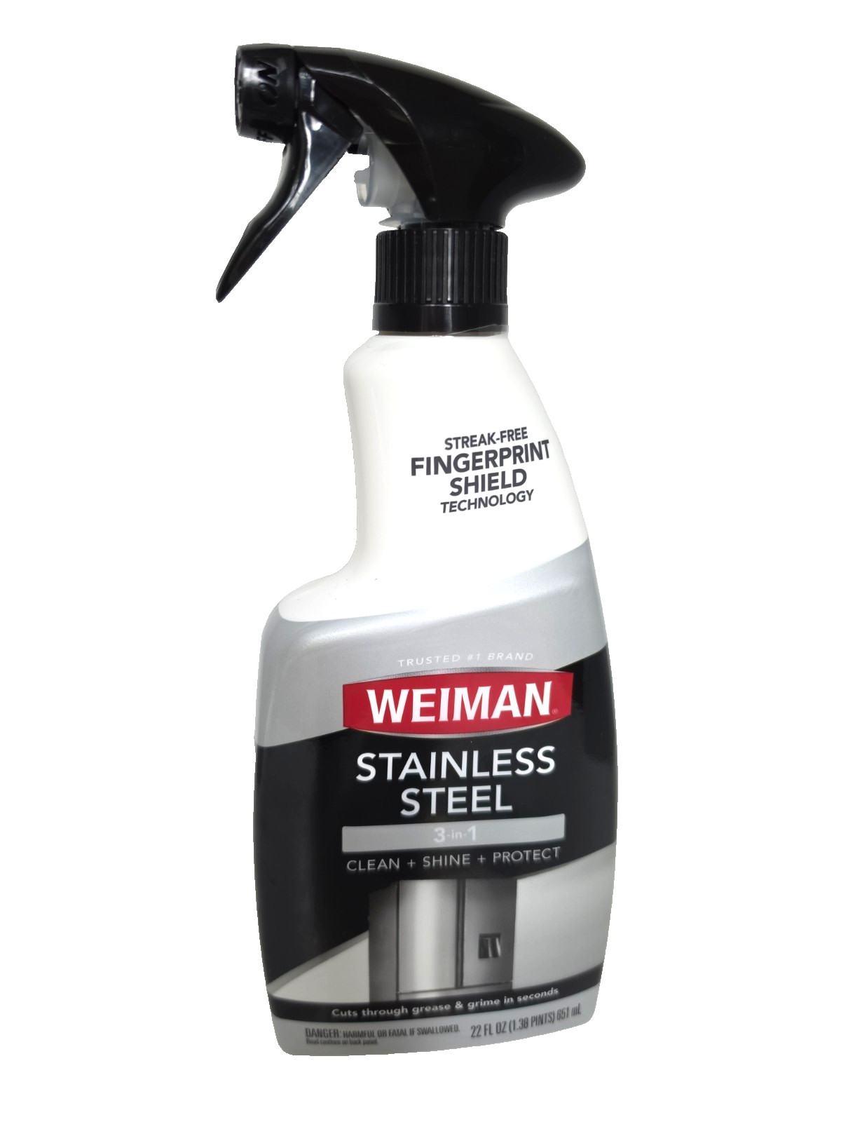 New Weiman Stainless Steel Spray Cleaner 22 Oz Clean Shine Protect 3 And 1