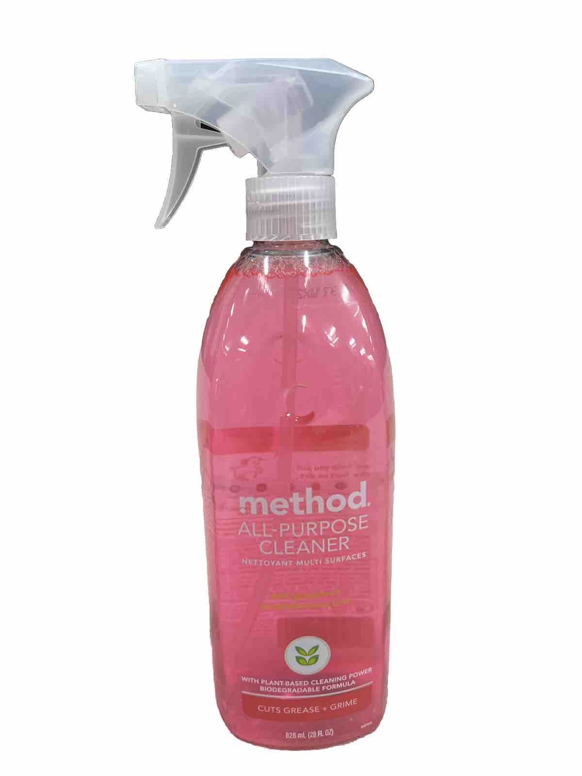Method All-Purpose Cleaner Pink Grapefruit 28 Oz Bottle (3 PACK)
