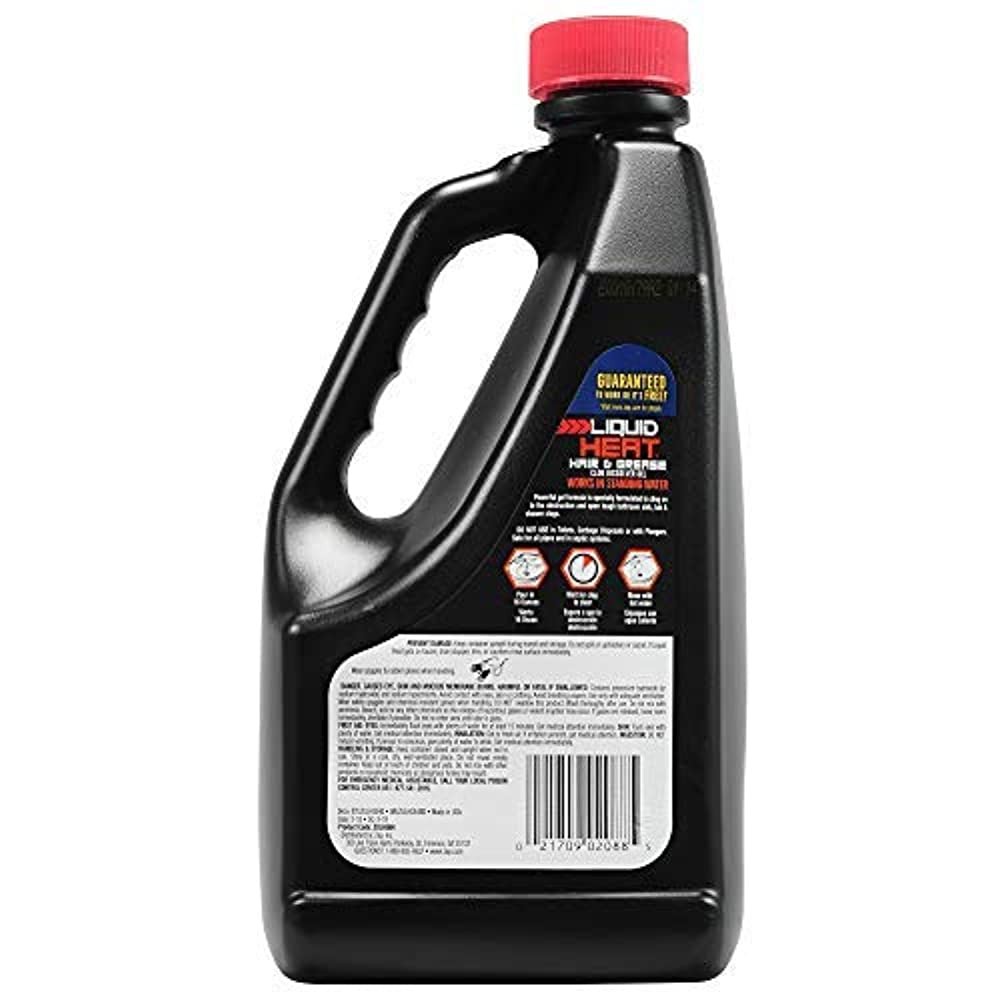 Zep Liquid Heat Hair and Grease Clog Dissolver Gel 64 oz ZULHG64