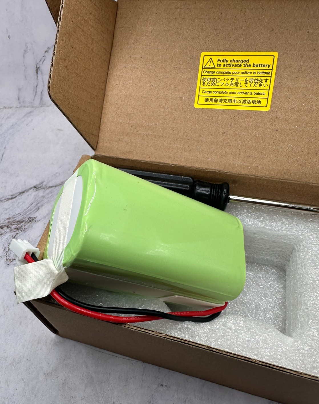 Lot of 2 -RVBAT850 Battery for Shark Ion Robot Vacuum DC 14.4V 3000mAh 2-Prong