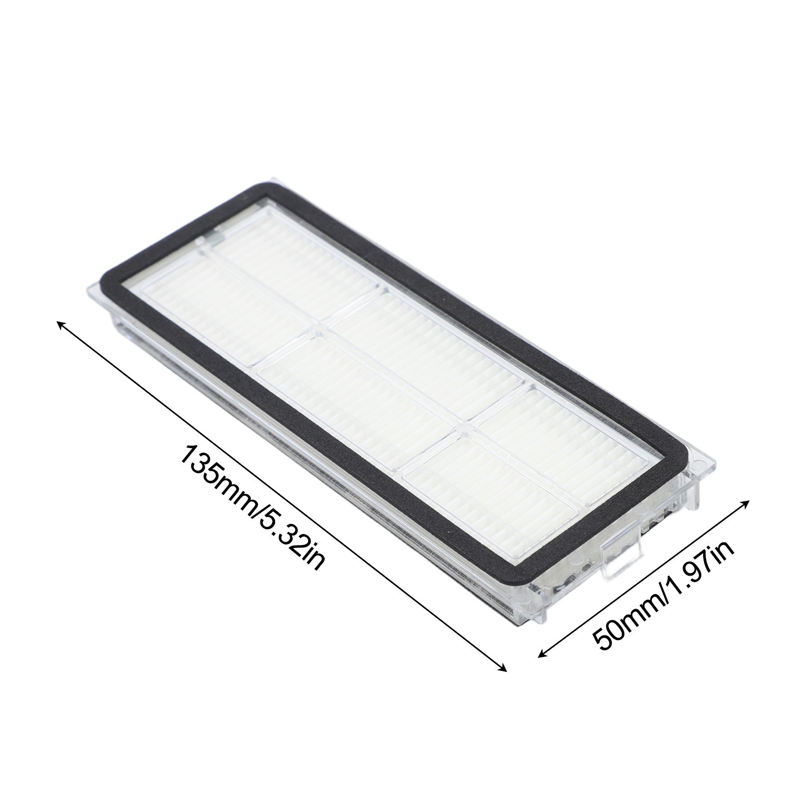 5 Piece White Filter Kit Compatible with For Roborock QV 35A QV 35S S5V
