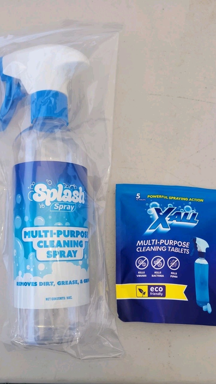 X-ALL Multi-Purpose Cleaner – Spray Bottle and 5x Cleaning Tablets