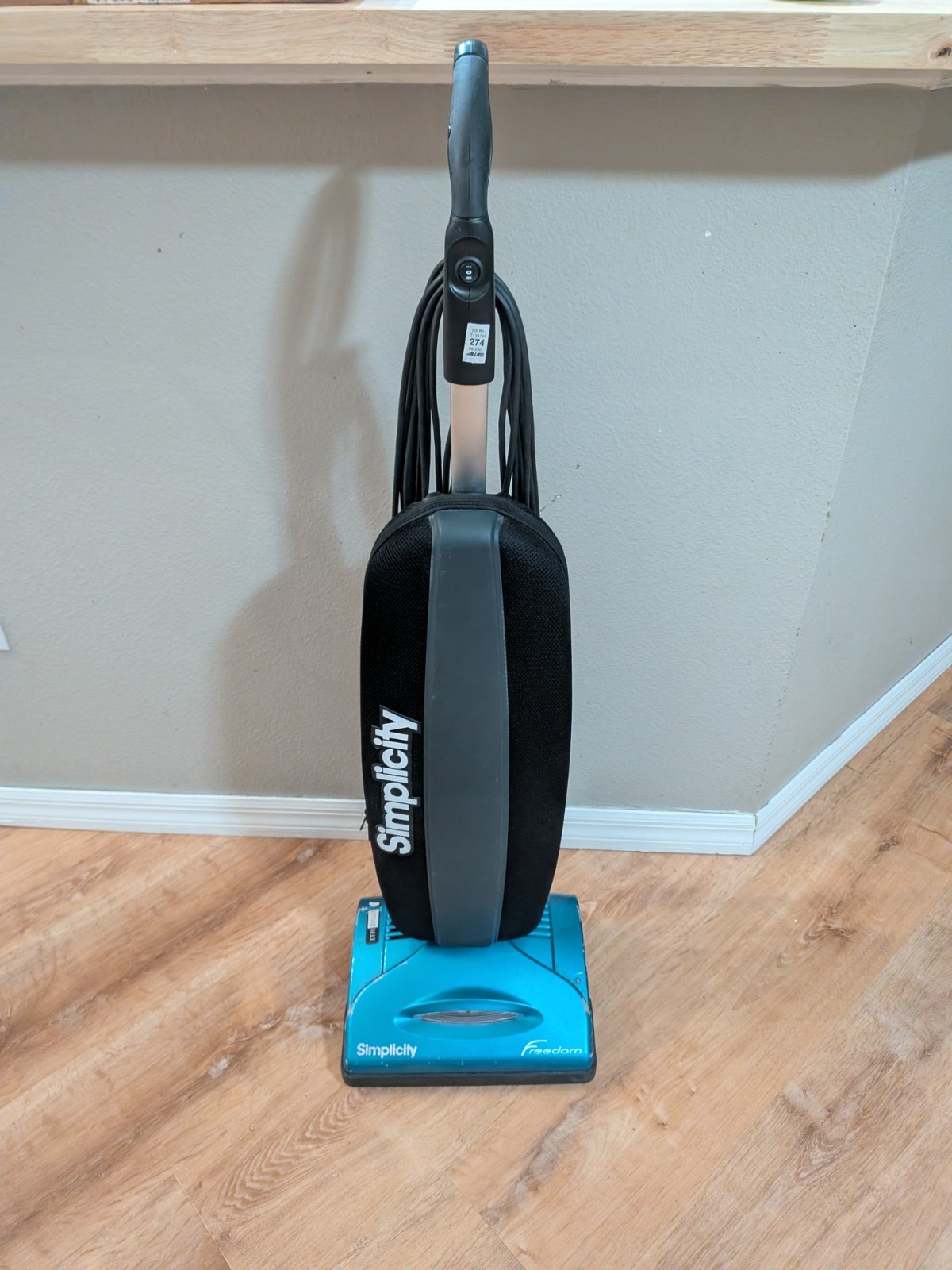 Simplicity Freedom S10P Premium Lightweight Bagged Upright Vacuum Cleaner Blue