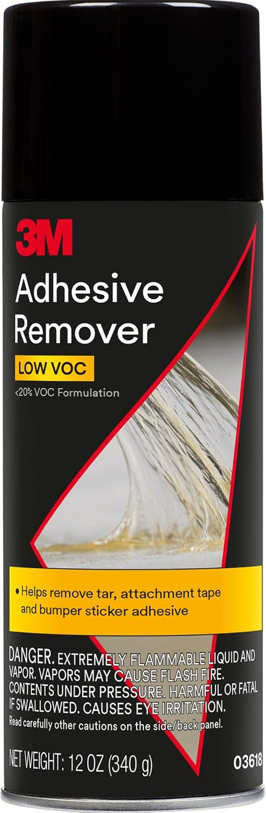 Adhesive Remover, 12 Oz., Quickly Remove Adhesive, Attachment Tape, Tar, Wax …
