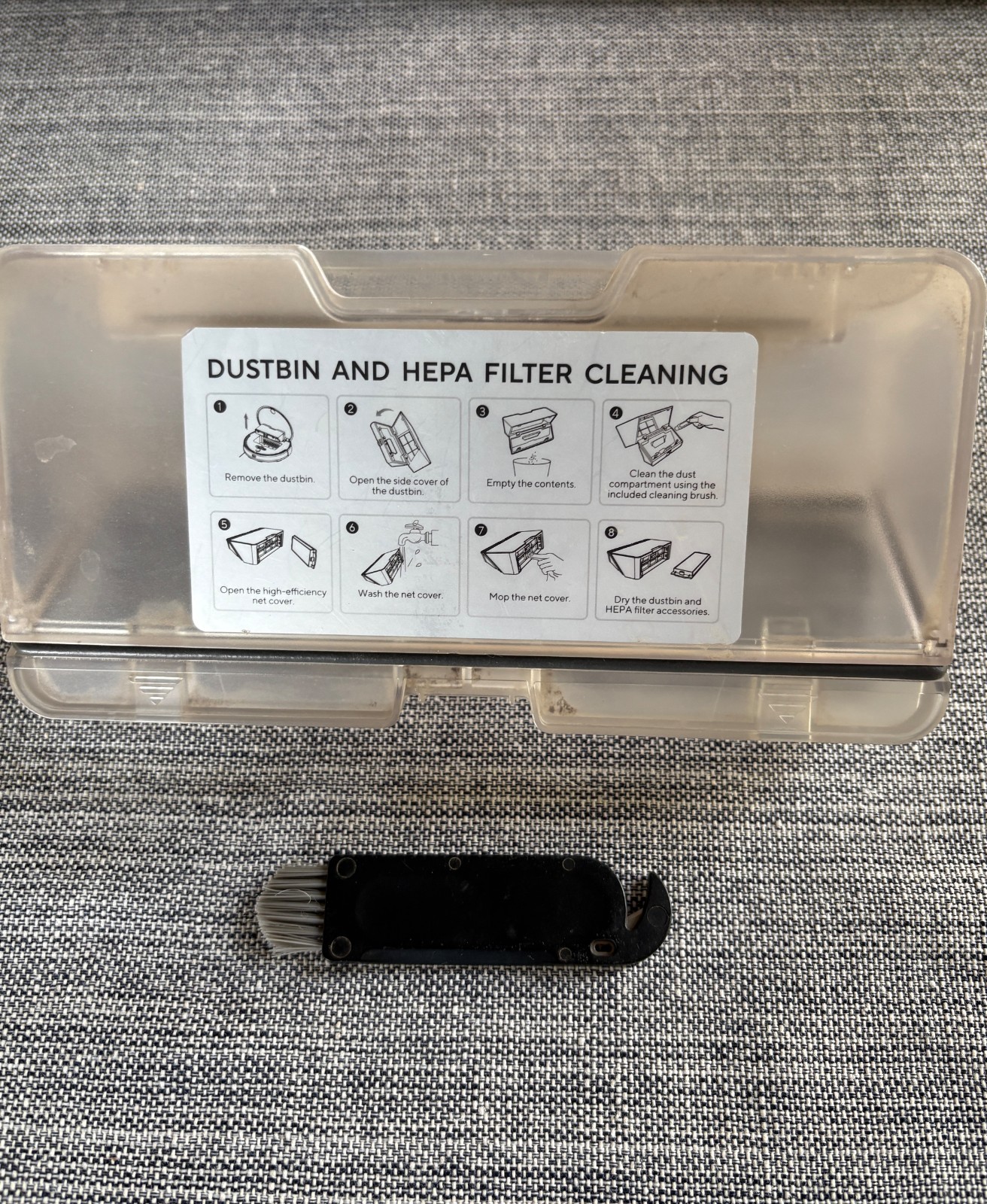 Genuine OEM Wyze Robot Vacuum Replacement Dust Bin Canister w/brush