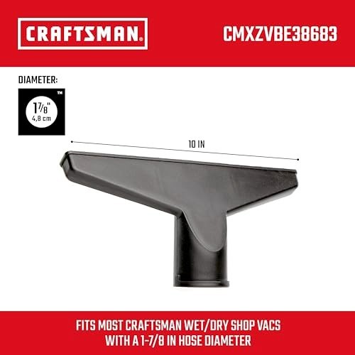 Wet Dry Shop Vacuum Nozzle 10 Inch Squeegee Wet Floor Cleaner Attachment