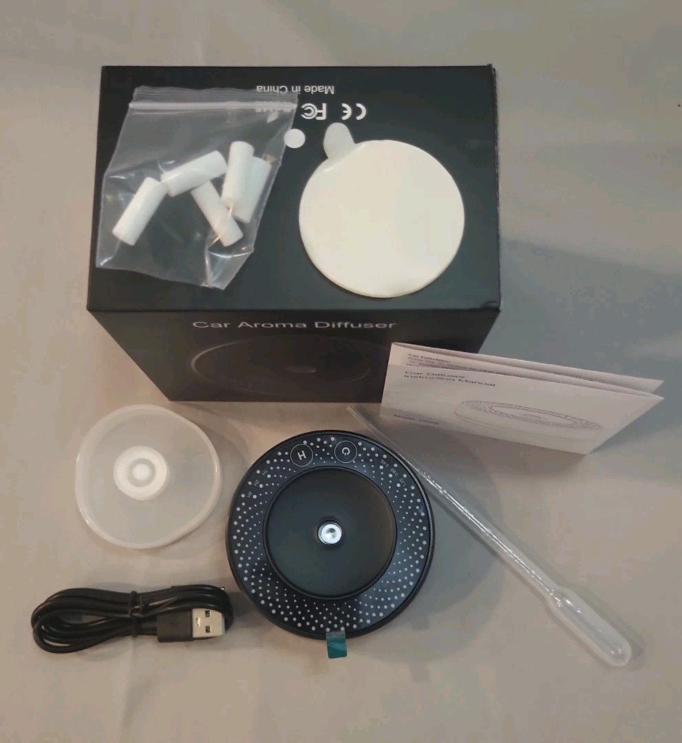 Portable Car Aroma Diffuser Rechargeable Cordless Aroma Device