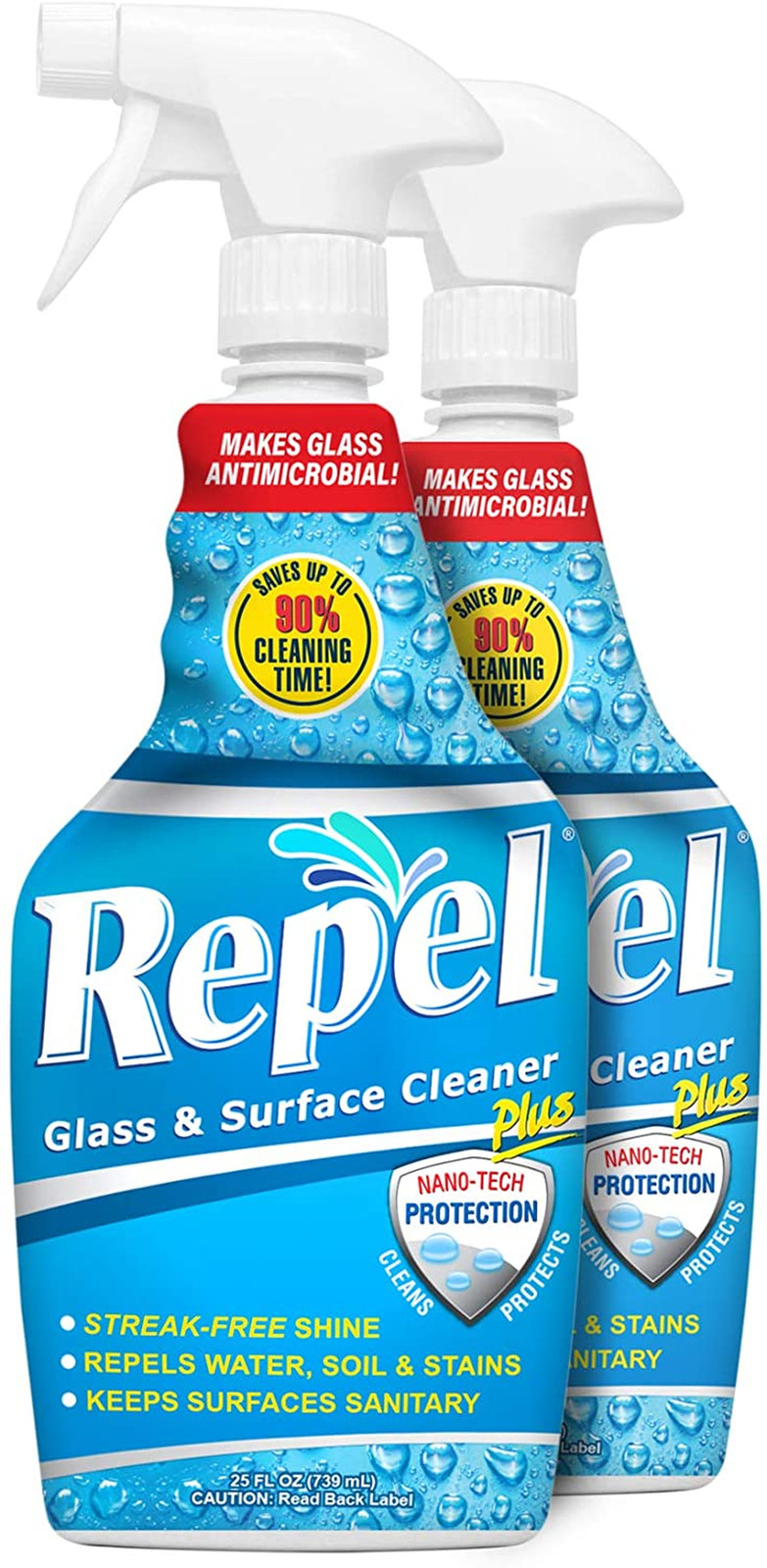 Cleans & Repels Water Spots and Dirt on Glass, Mirror, Tile and Multi Surface
