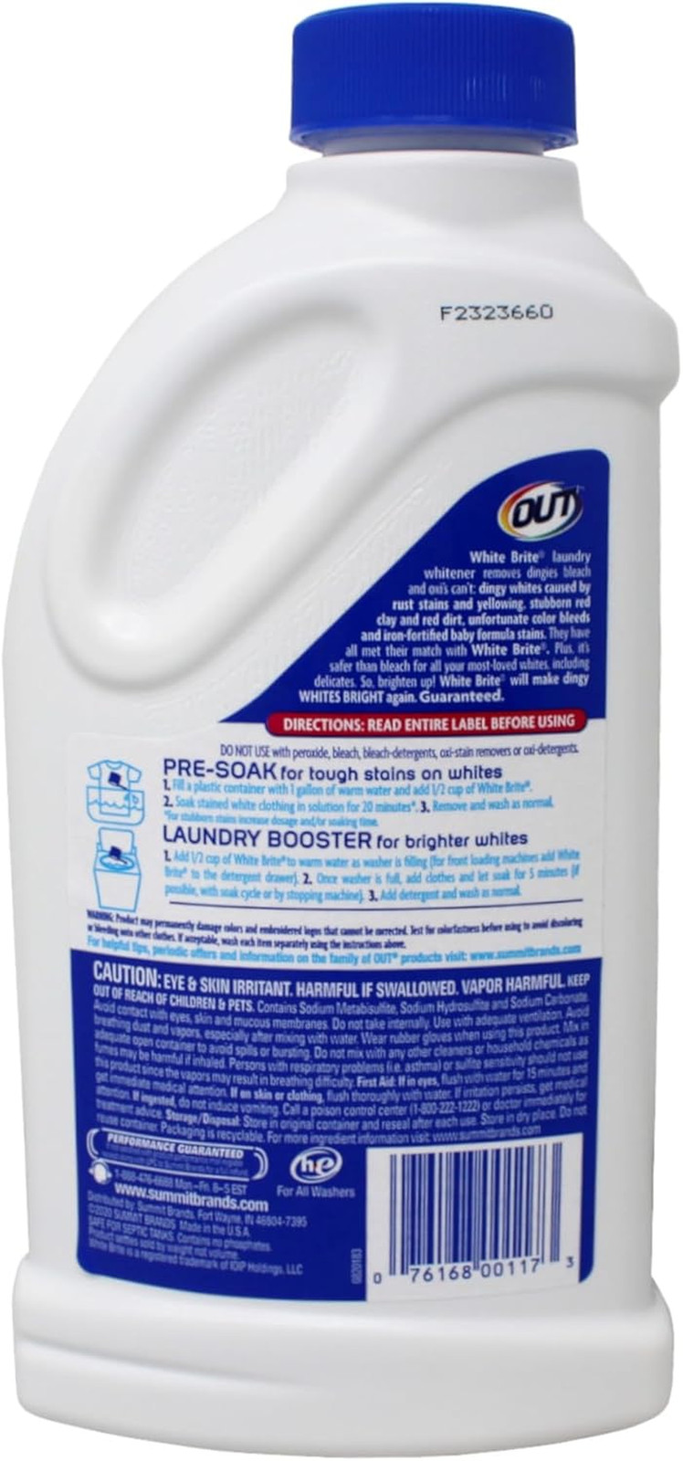 Summit Brands WB30N 30 Oz White Brite® Laundry Whitener