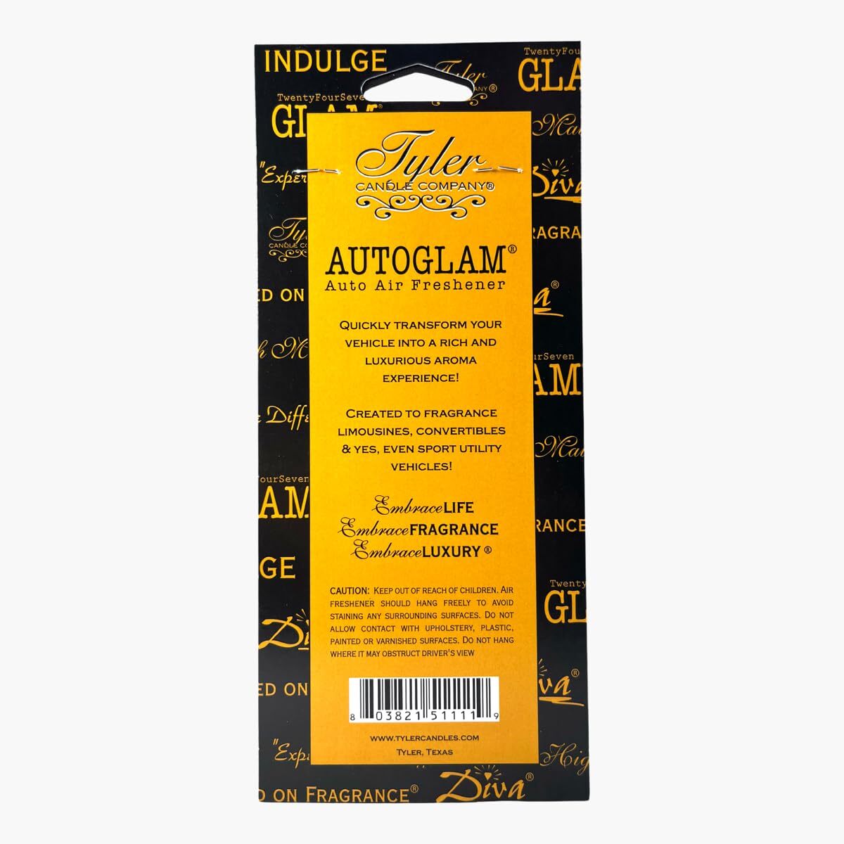 Diva Scented Air Freshener Pack of 6 Luxurious Aromatic Car Accessories