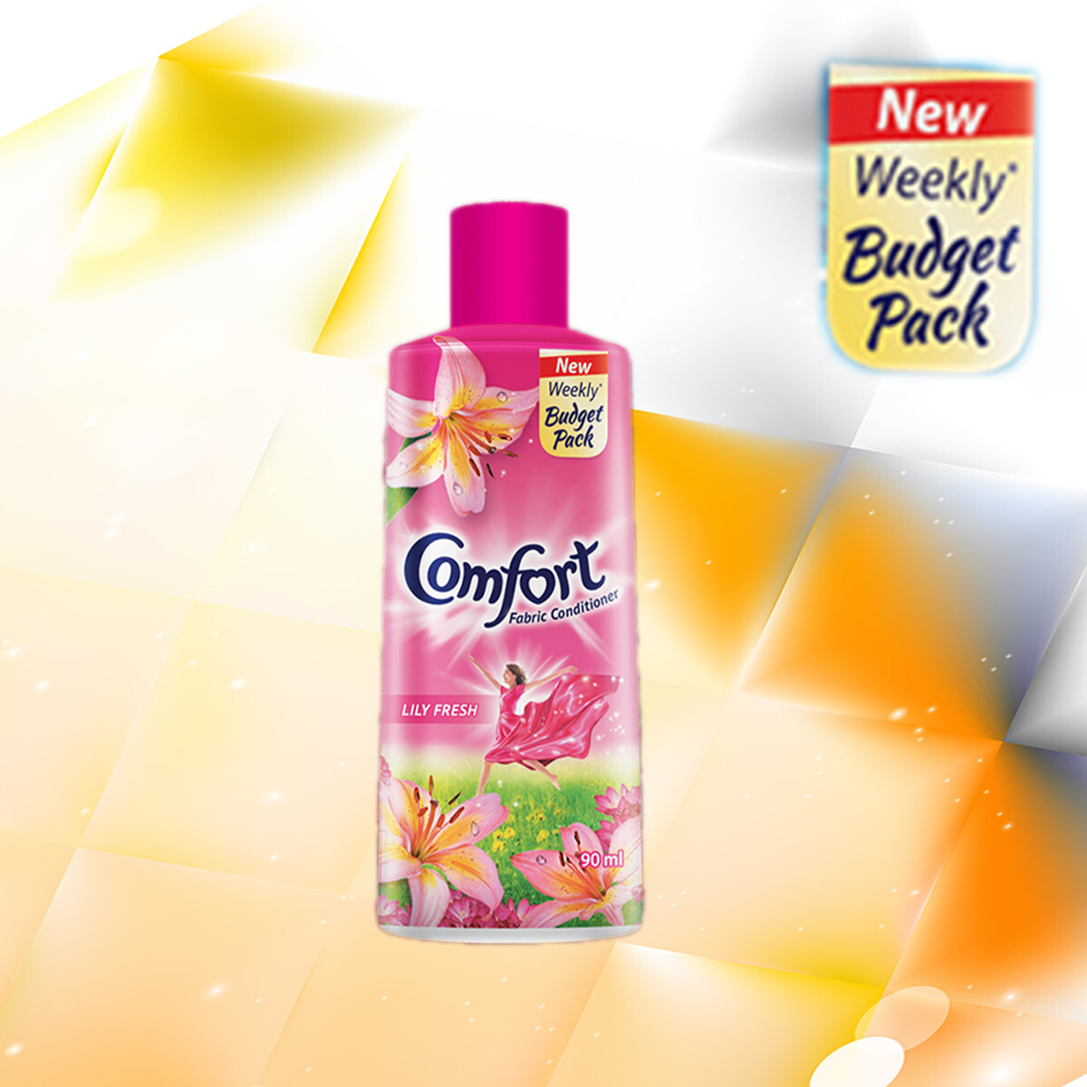 Comfort Fabric Conditioner Clothes Washing Fabric Conditioner Fresh Morning 90ml