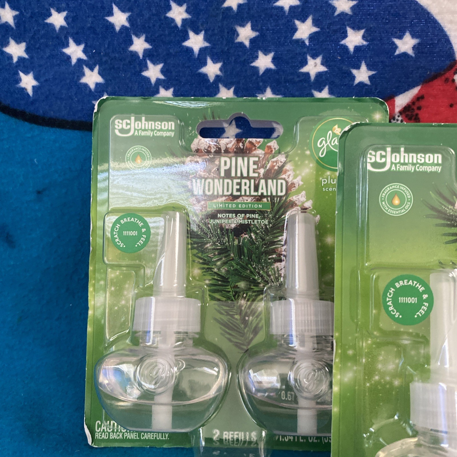 1 Glade PlugIns The Limited Edition “Pine Wonderland” 2 Ct Lot Of 3 Fast Ship!3