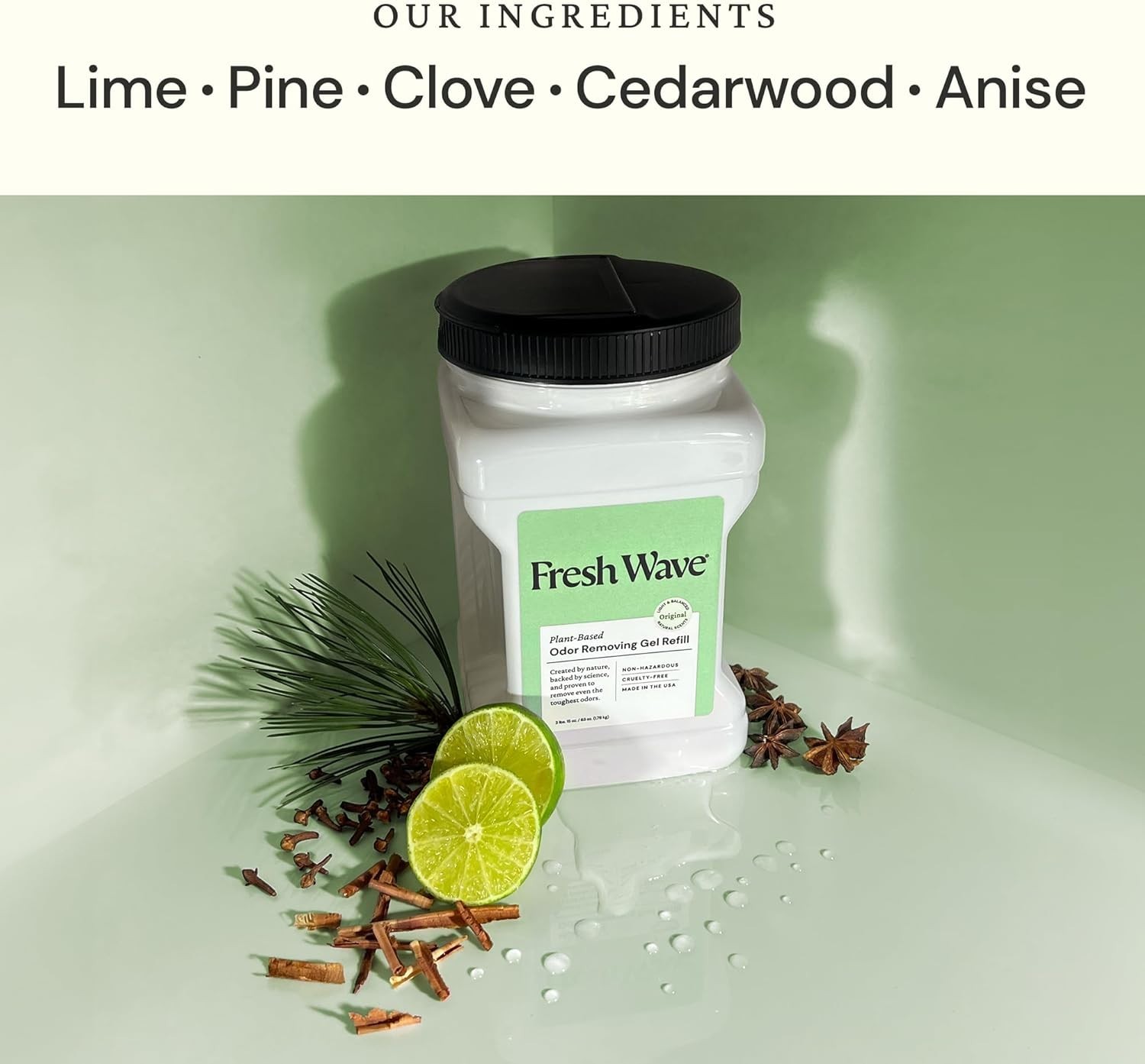 Fresh Wave Odor Removing Gel Refill, 63 oz., Pack of 1 – Safer Odor Absorbers