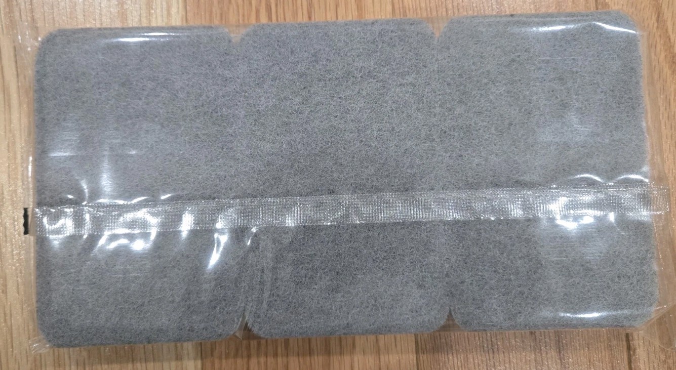 New IKEA SVAMPIG Sponge Gray Green Soft Side Dish Cloth Coarse Side Pack of 3
