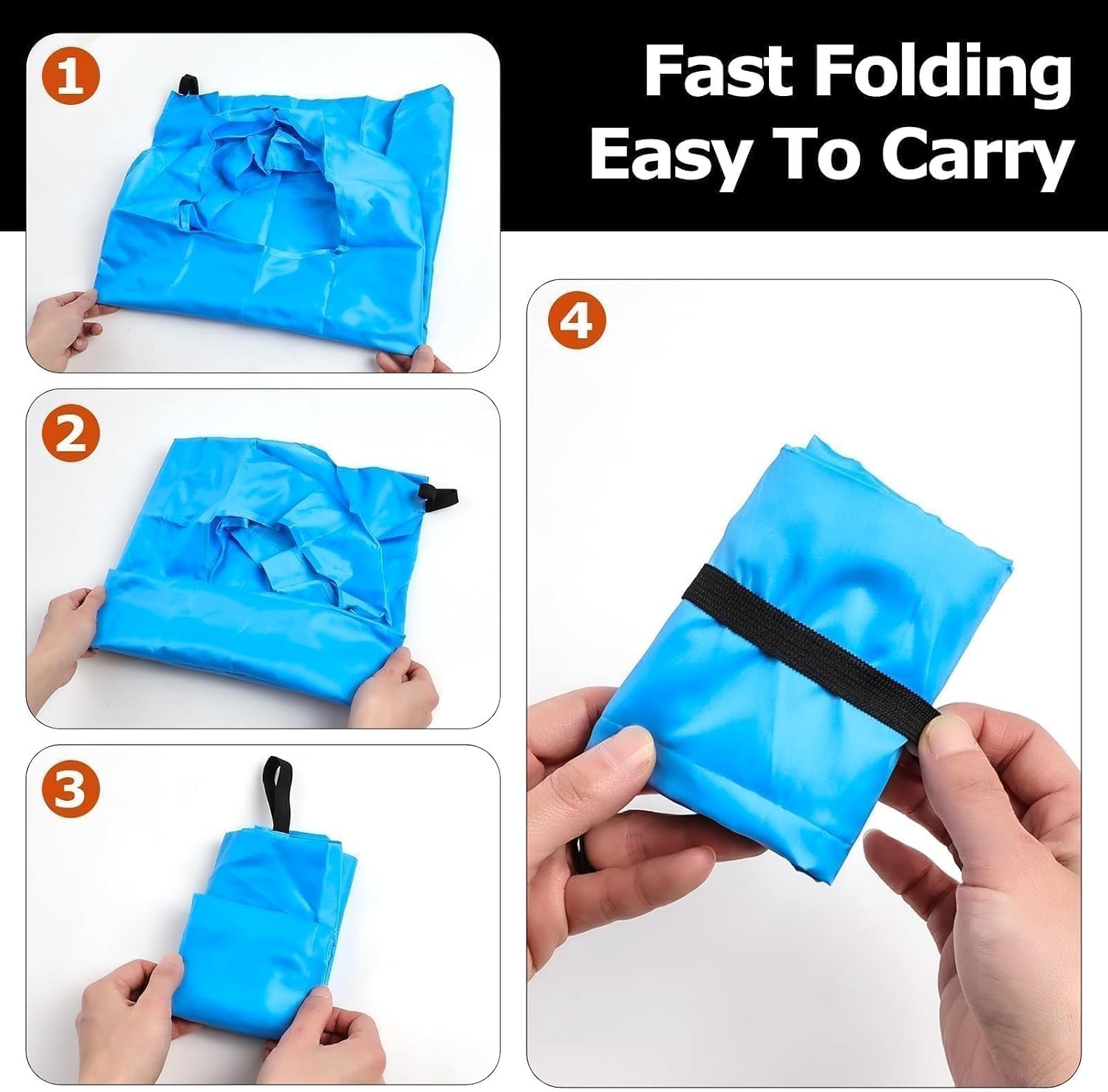 Durable Water-Resistant Tote Bag: 35lb Capacity for Shopping & Outdoor Fun