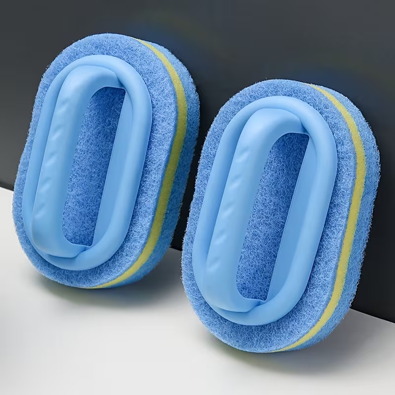 1/2pcs Magic Sponge Easy Cleaning Ceramic Tile Kitchen & Bathroom Cleaning Tool
