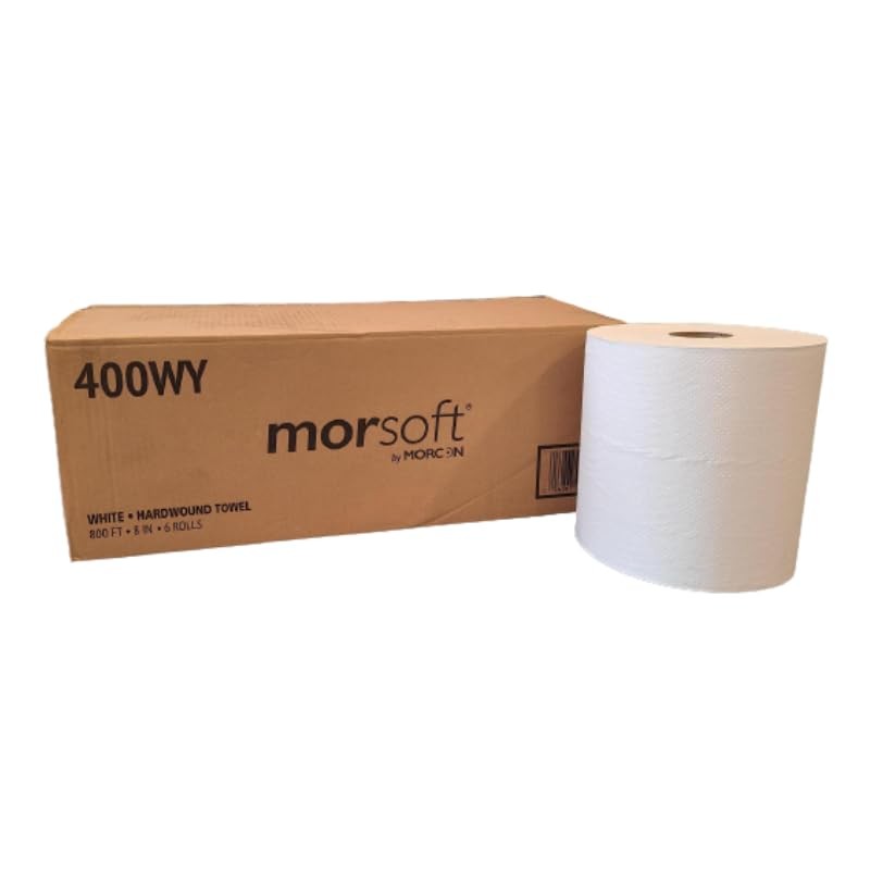 Morsoft by Valay 400WY Controlled Hardwound Towels, YNotch, 1Ply, 8in. x 800 …