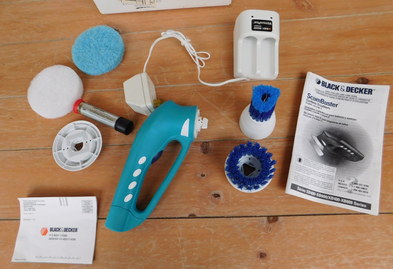 Black and Decker Scum Buster Kit SB400 w/Accessories ScumBuster NEW OPEN BOX