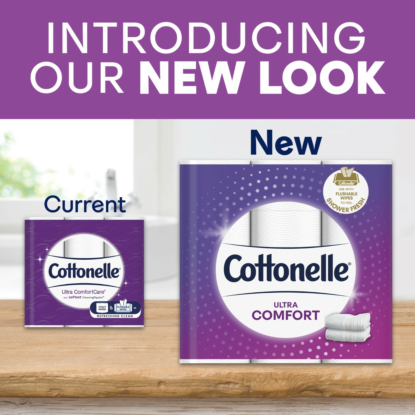 Cottonelle Ultra ComfortCare Toilet Paper 24 Mega = 96 REGULAR ROLLS Soft TISSUE