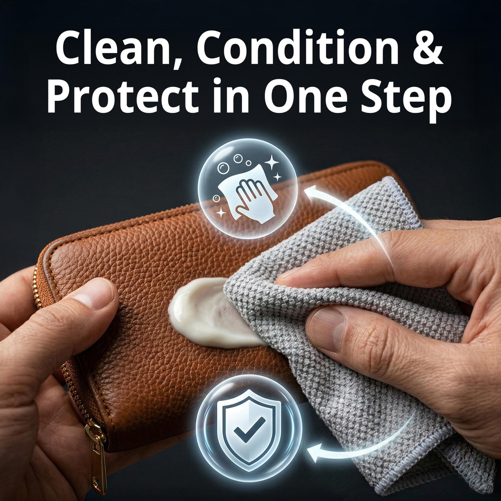 Leather Hero 2in1 Purse Cleaner & Conditioner – Leather Cream for Handbags, D…
