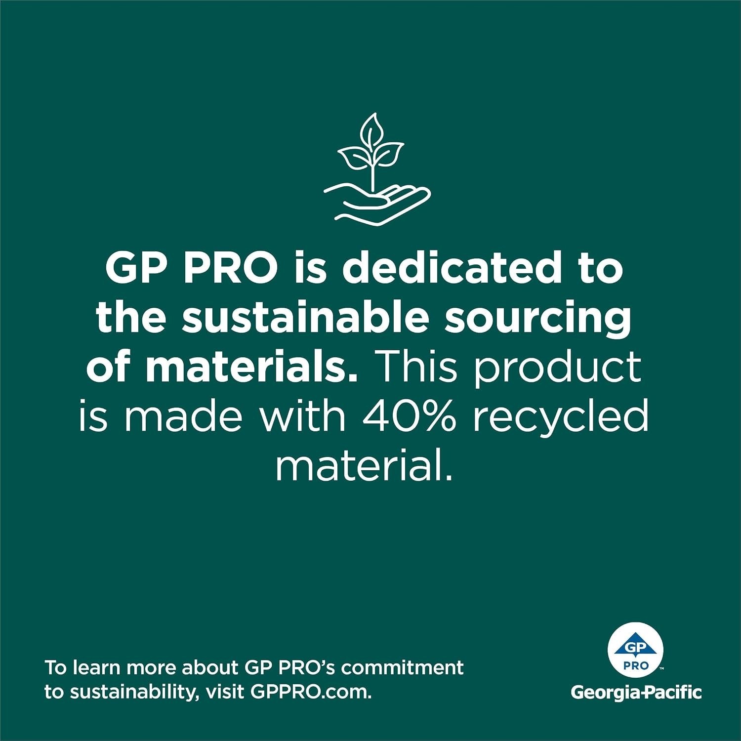 Pacific Blue Ultra 8” High-Capacity Recycled Paper Towel Rolls by GP PRO , W…