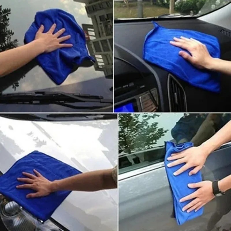 Microfiber Cleaning Cloth Towels Car Wash Auto Detailing Lint Free Reusable