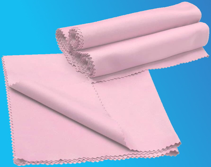 Oversized Microfiber Cleaning Cloth 20″ X 20″ for TV Screens Lens Phone (Pink)