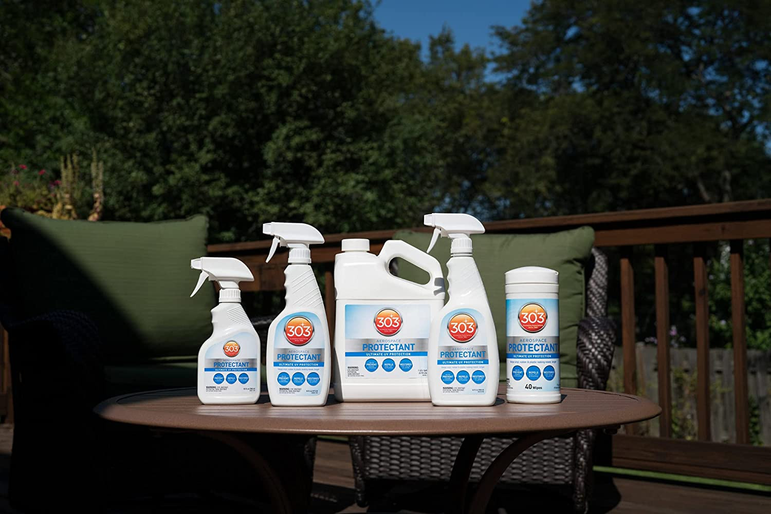 303 Aerospace Protectant Spray for Vinyl Plastic Rubber Fiberglass Leather UV