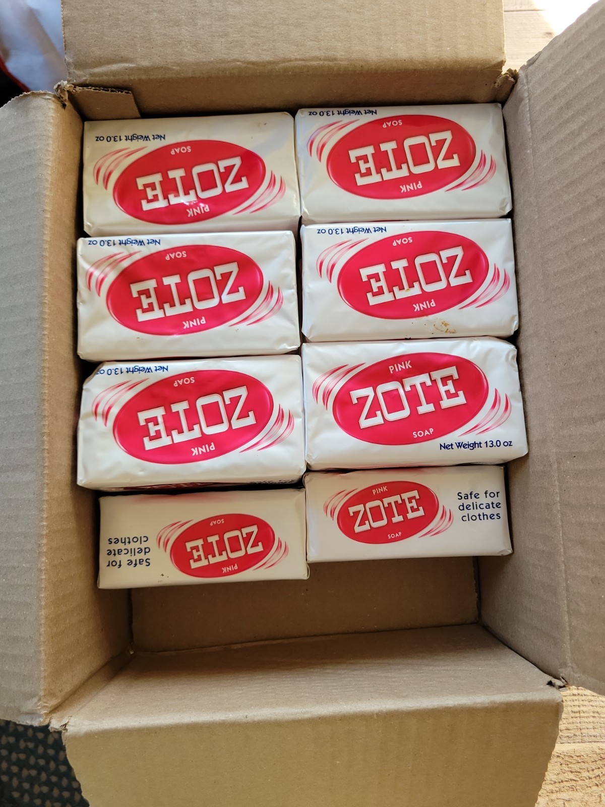 14 Bars Zote Pink Laundry Bar Soap 13 oz Stain Remover Safe For Delicates