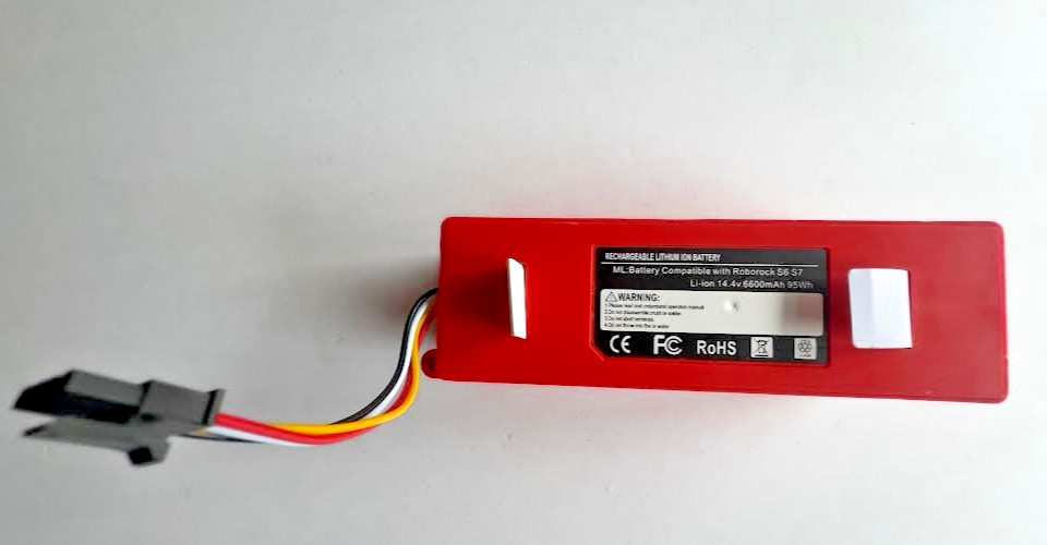 Open Box 14.4V 6600mAh 95Wh Replacement Battery for Xiaomi Roborock S6 & S7