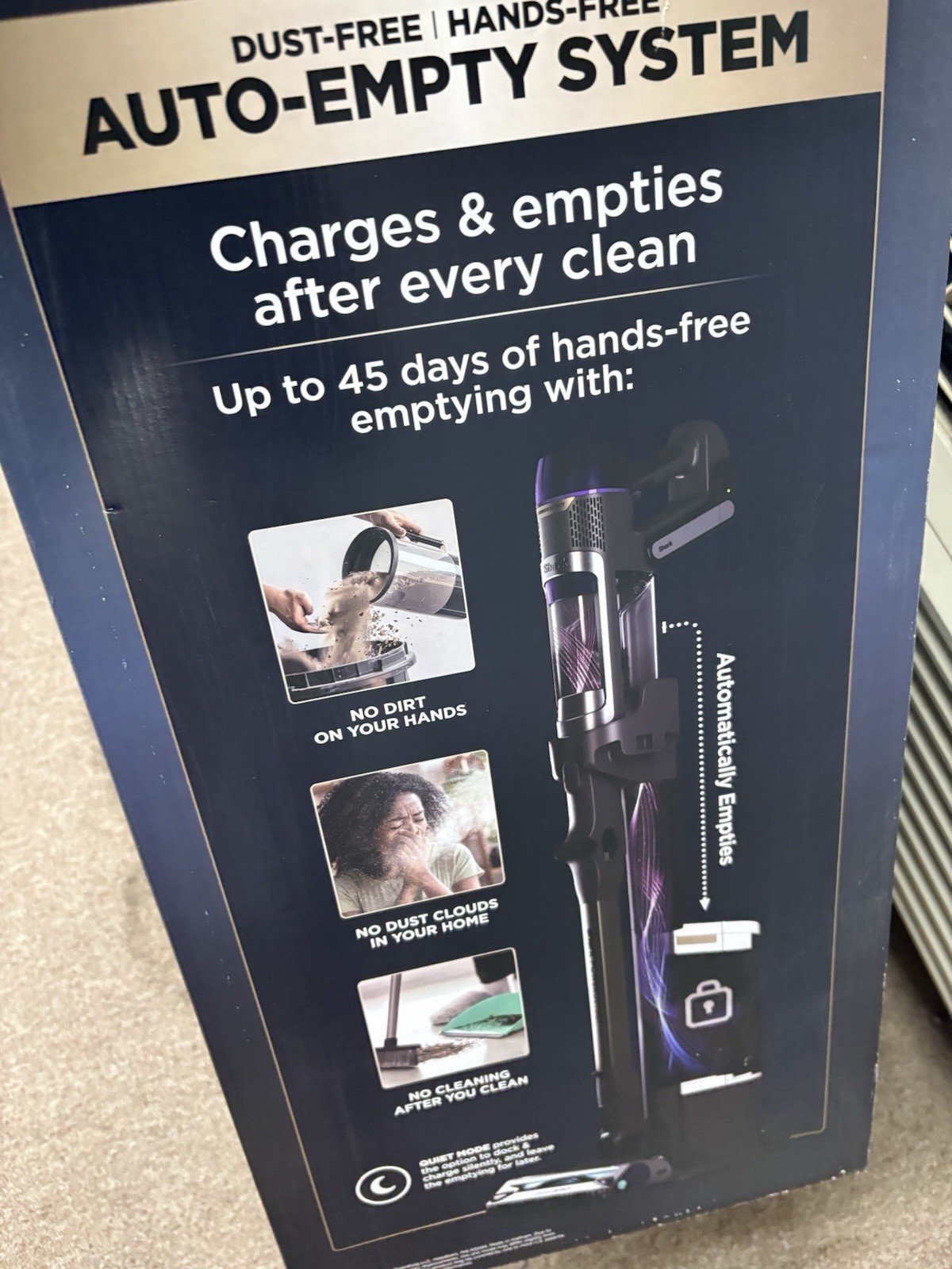 Shark PowerDetect Clean & Empty Cordless Stick Vacuum IP3251C Brand New
