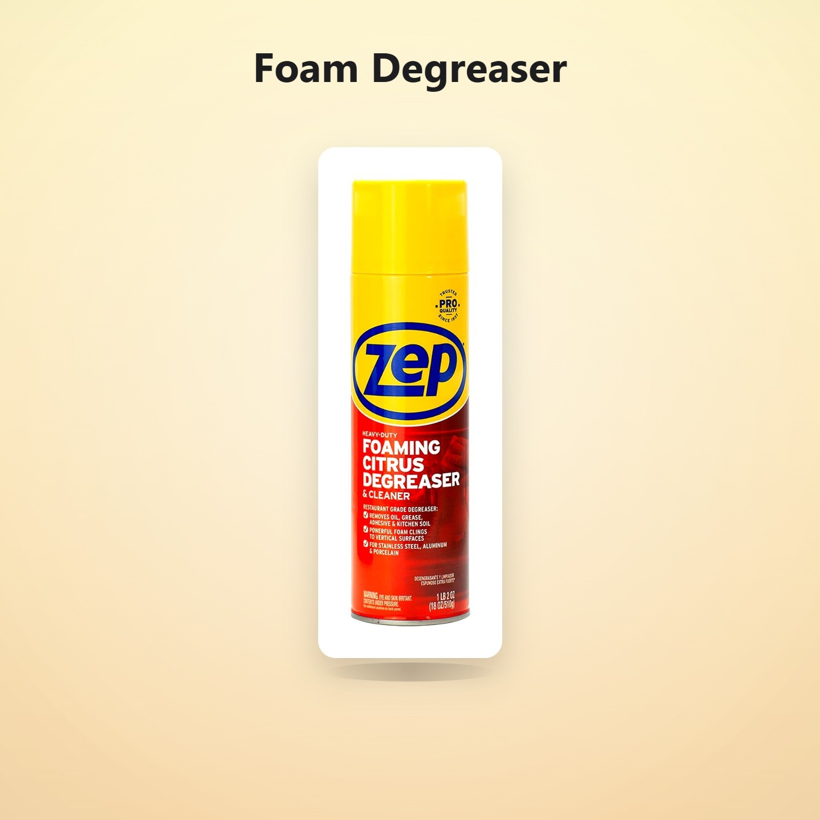 Foam Degreaser, 18 oz