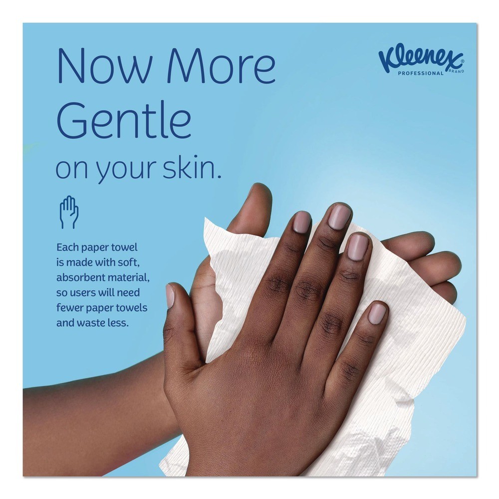Kleenex 01510 10.13 in. x 13.15 in. 1-Ply C-Fold Paper Towels – WT (2400/CT) New