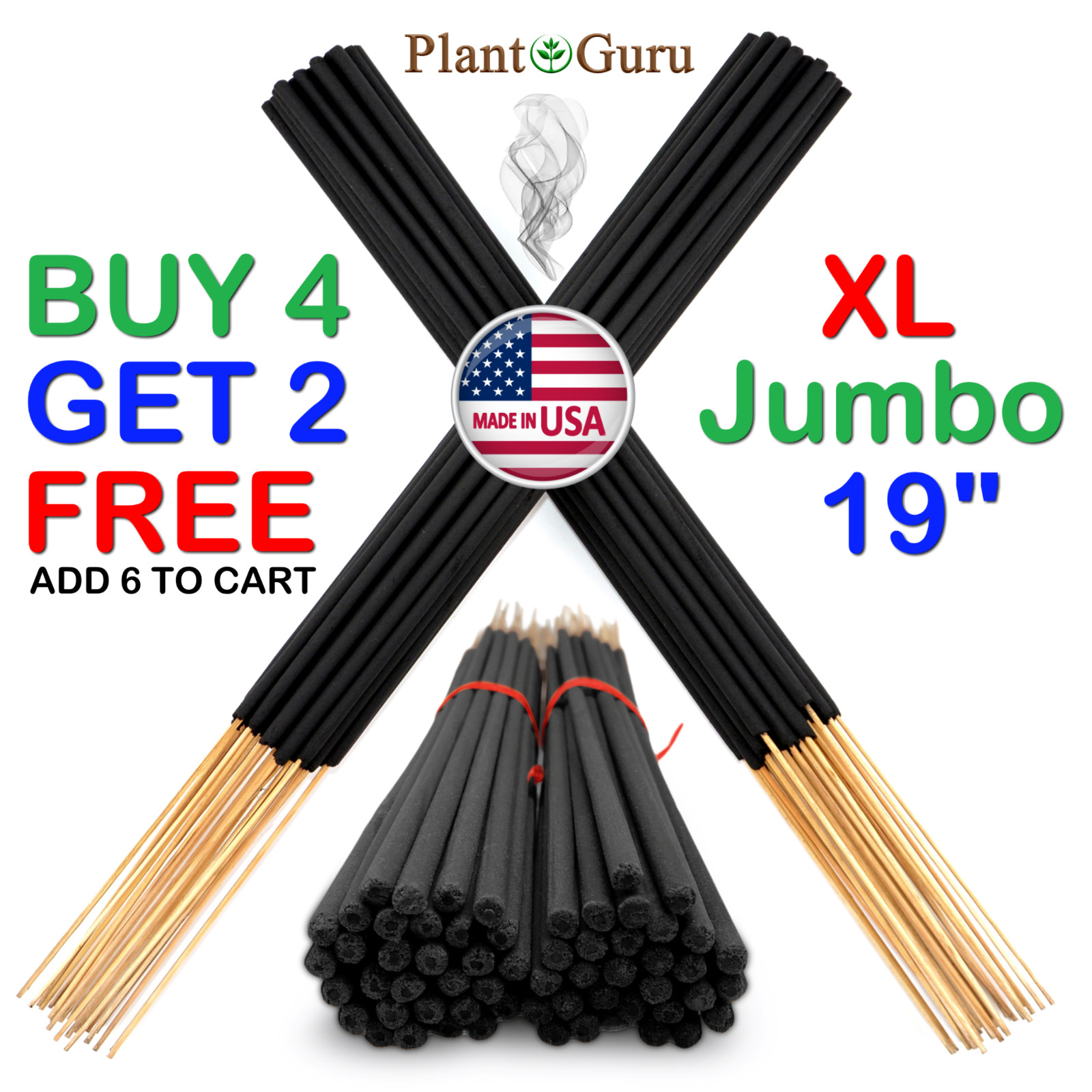 15 Jumbo Incense Sticks 19 inch Long Bulk Wholesale 19″ Hand Dipped Variety Lot