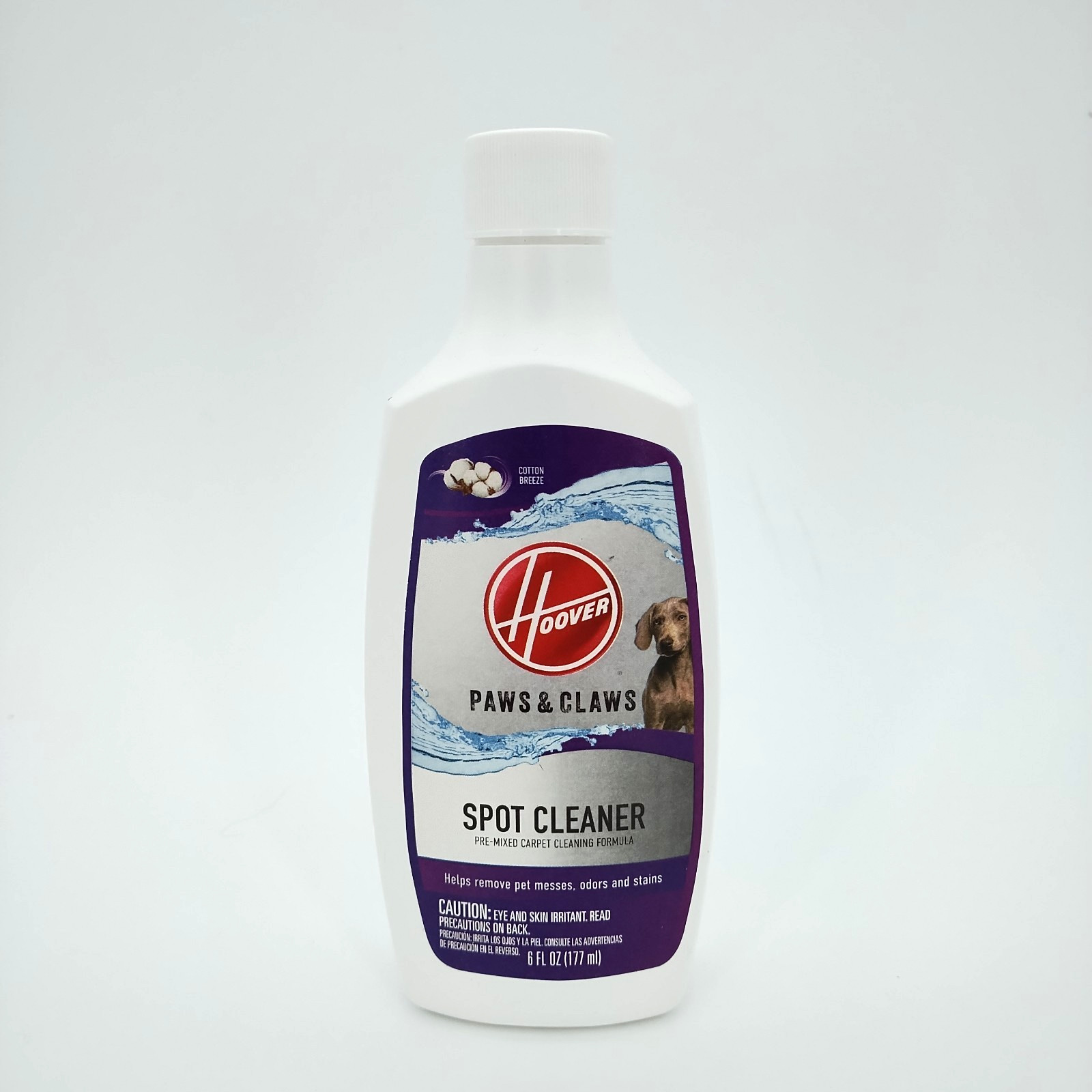 Hoover Paws & Claws Spot Cleaner Carpet Cleaning Formula 6 oz Bottle