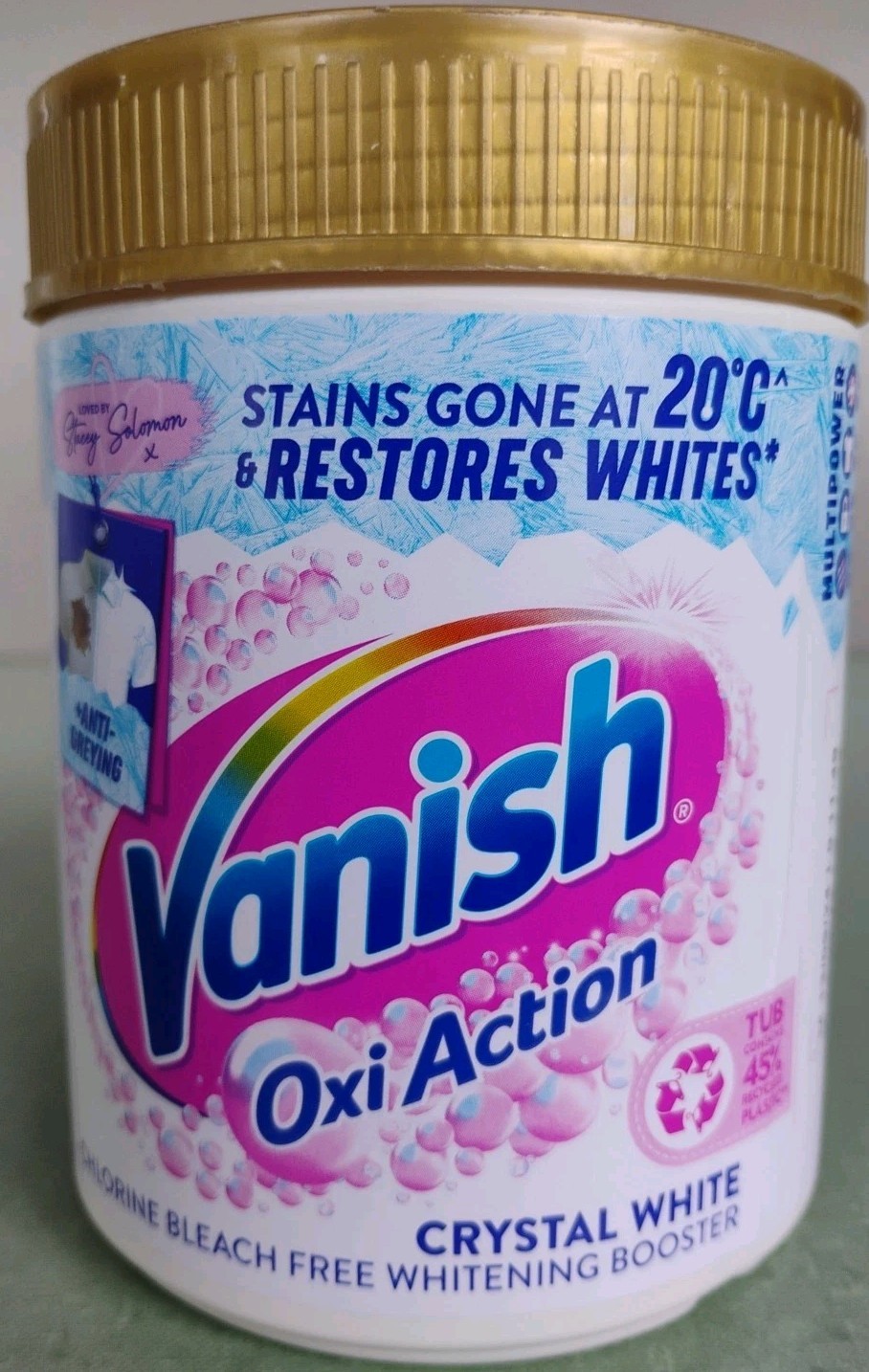 Vanish Oxi Action 6-Pack Crystal White Whitening Booster 470g Bleach Free