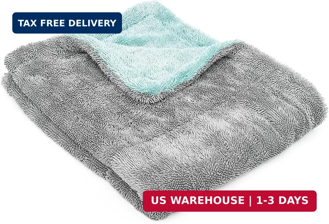 The Rag Company, The Liquid8r, Absorbent 70/30 Blend Microfiber Drying Towel for