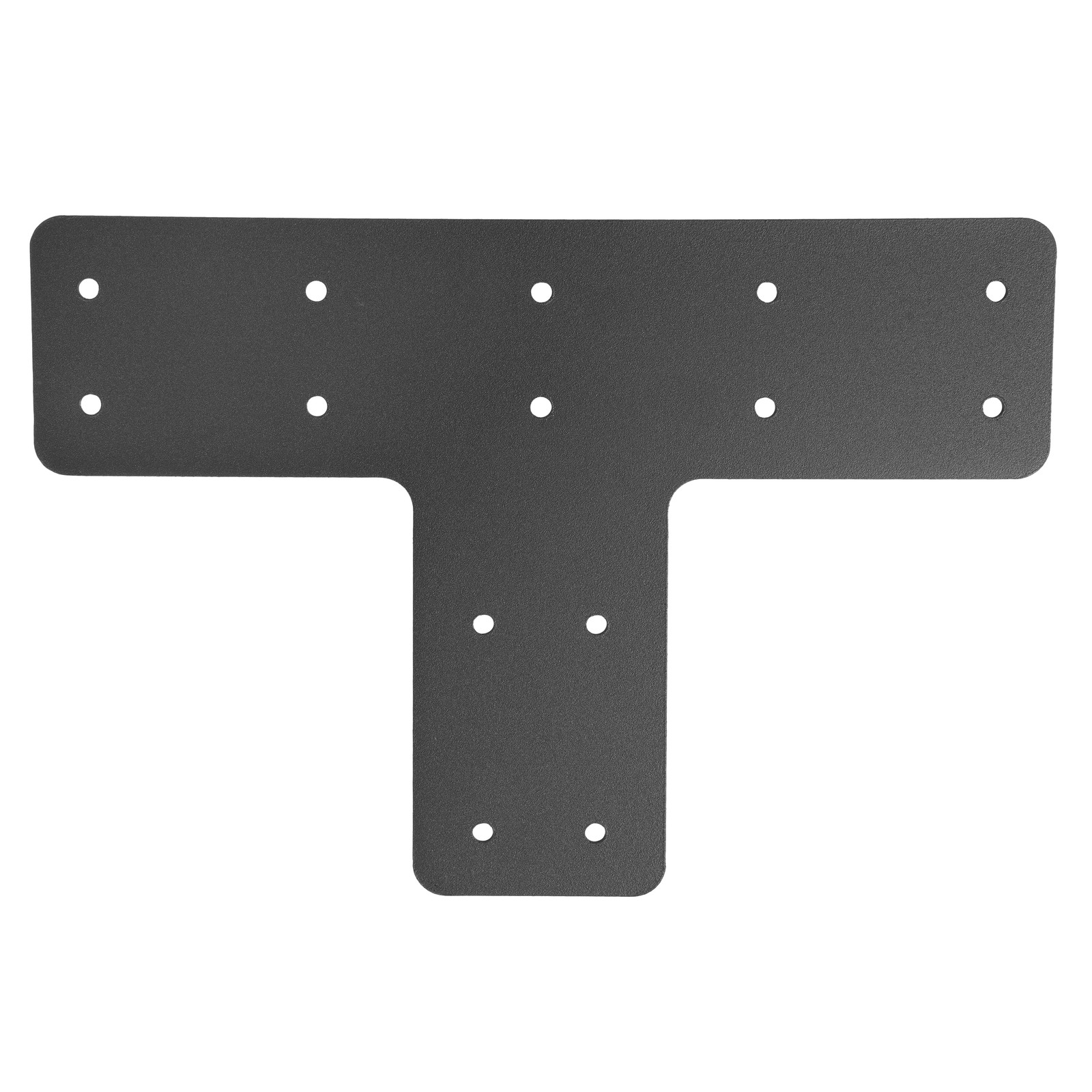 12*8″ 4PCS T Post Frame Pergola Bracket Flat Mending Plate Fit 4×4″,6″x6″ Lumber